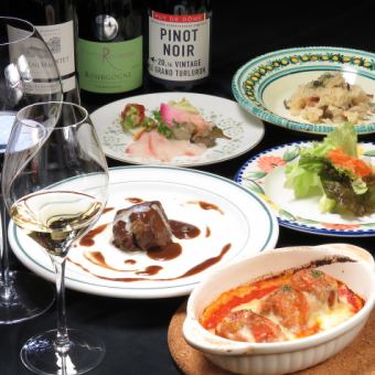 [Ash's all-you-can-drink course♪] Standard course★6000 yen for 9 dishes including 2 hours of all-you-can-drink