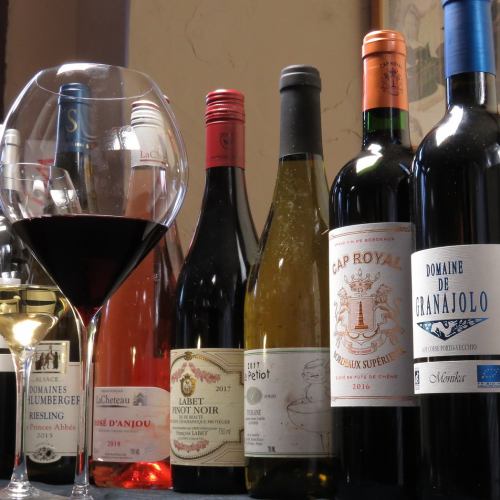 We offer more than 40 kinds of wine!