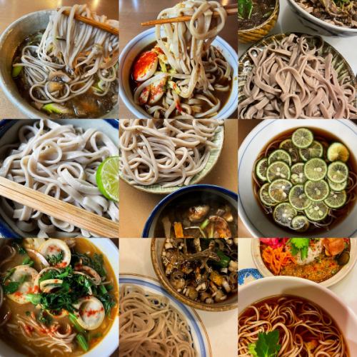種類豊富な季節限定蕎麦