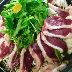 【当店名物鍋】特選・鴨鍋1人前（1人前から）