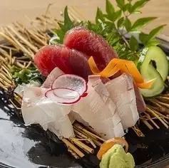 お造り三種盛り