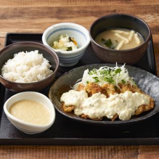 Chicken nanban tartar set meal