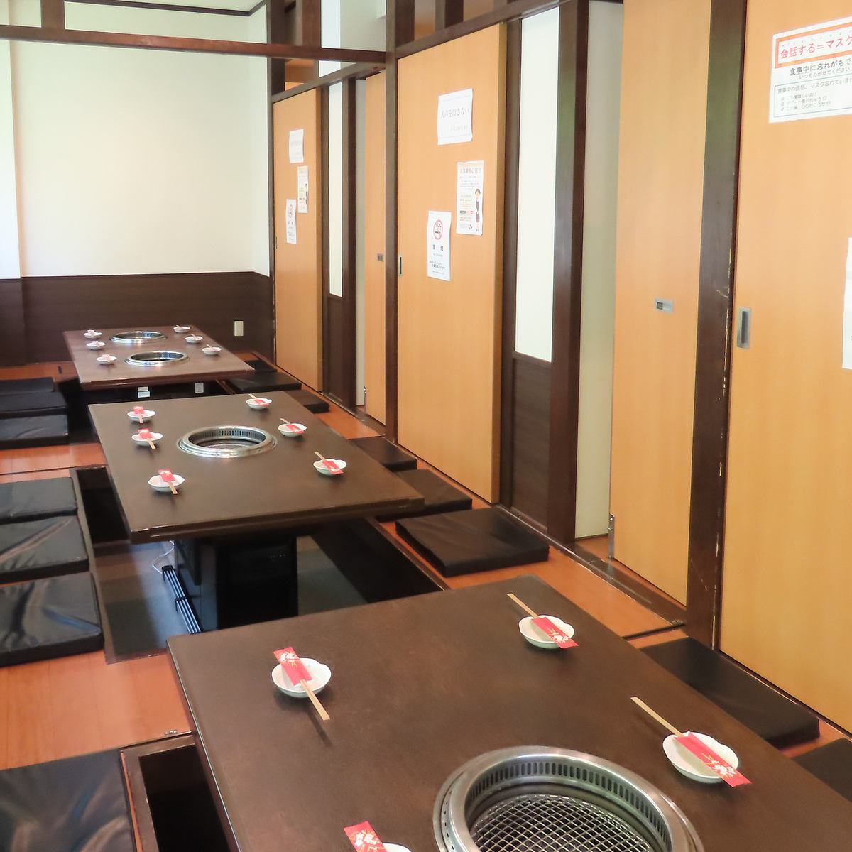 半個室や完全個室、人数やシーンに合わせてご利用いただけます◎