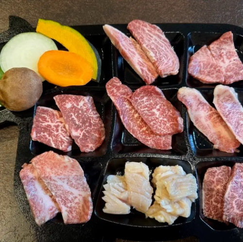 とちぎ和牛王道の盛り合わせ