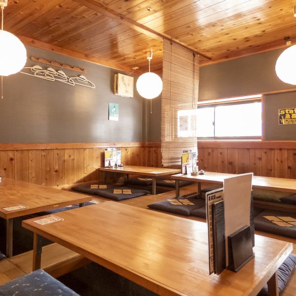 寛ぎながら同窓会や歓送迎会などにもオススメ☆お酒がすすむ一品料理や串焼きなどもございます！