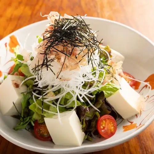 大根と豆腐の和風サラダ