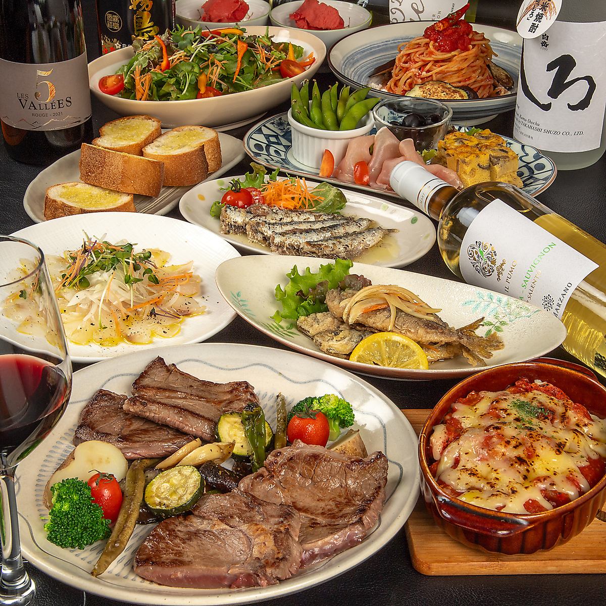 日本酒×洋食を愉しめる洋食居酒屋◎お肉や鮮魚をご堪能◎