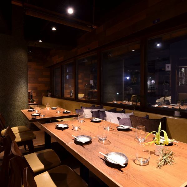 NEW OPEN 3 minutes walk from the west exit of Omiya Station♪ Enjoy popular gourmet food in a stylish Japanese modern space★ Our restaurant is equipped with open seating with a view of the open night view and semi-private seats★ Please feel free to contact us according to the occasion★ We also have an all-you-can-drink plan with up to 100 types of drinks, so you can rest assured that you will find your favorite drink◎ Couple seats are also very popular♪