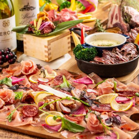 《バンビーナコース》メインにチキンバター鍋がついたおすすめコース♪2.5時間飲み放題9品4000円