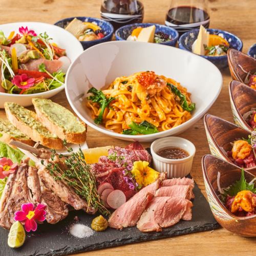 起司女孩之夜：包含焗烤肉和肉拼盤。 2.5 小時暢飲。共 8 道菜。 3,480 日圓