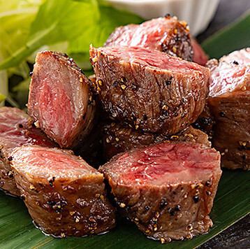 【黒毛和牛A5ランク】こだわりの産地限定ひとくちステーキ