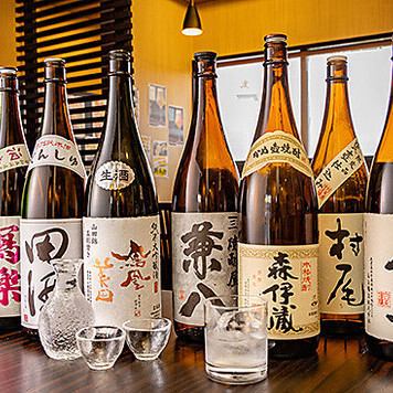 レアな日本酒や焼酎など種類豊富に取り揃えております！