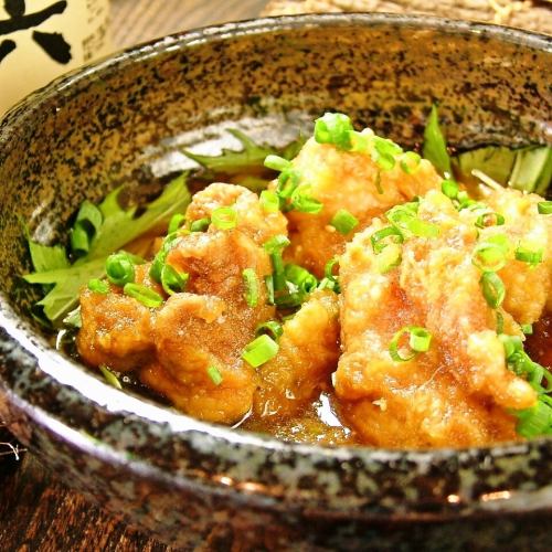 揚げ若どりのみぞれがけ