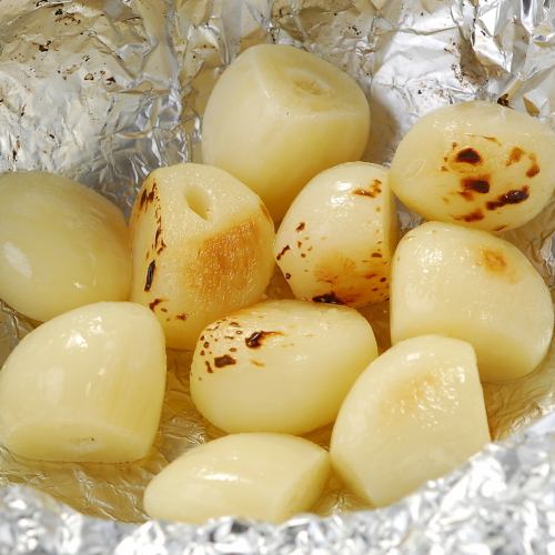 Grilled Domestic Garlic Foil