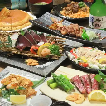 夏の藁焼きと鉄板コース★贅沢お料理8品＋2時間[飲放]付6000円（税込）