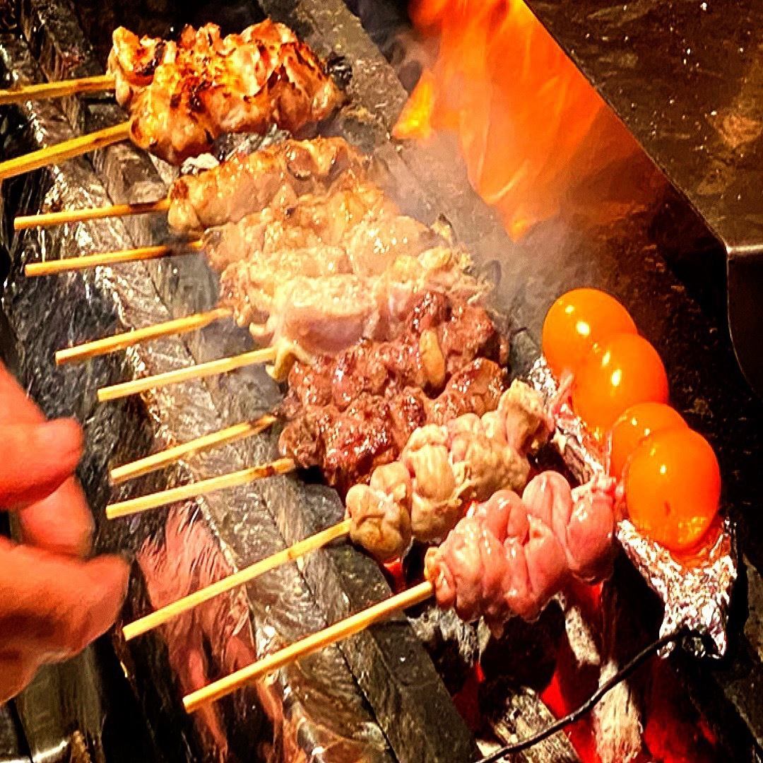 焼き鳥+海鮮食べ飲み放題2800円~【完全個室・無制限・分煙可】