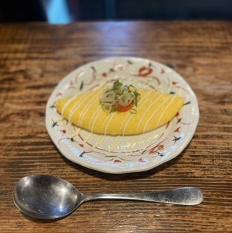 オムレツ 豚キムチ