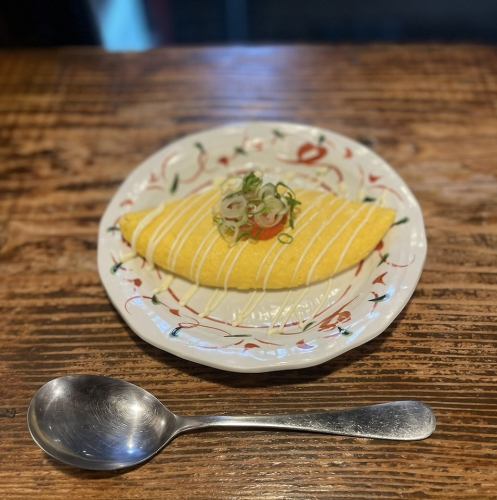 オムレツ 豚キムチ
