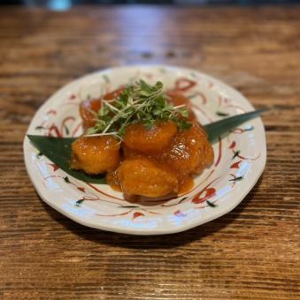 〇虎特製エビチリ