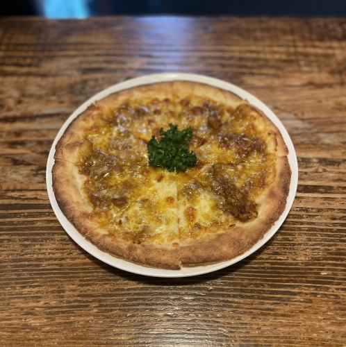 キーマカレーピザ