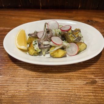 イカ下足バジル