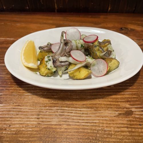 イカ下足バジル