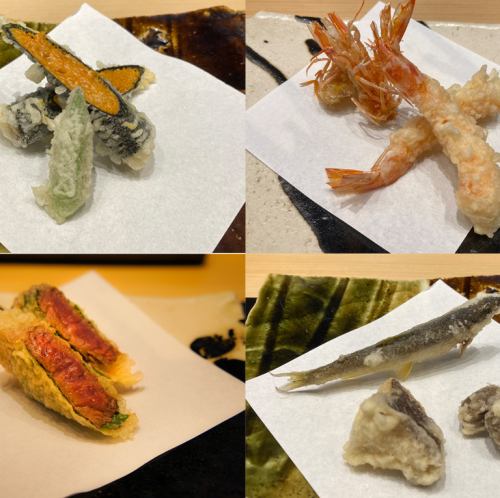 Carefully selected seasonal ingredients