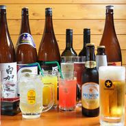 All-you-can-drink including draft beer 1980 yen (tax included) 90 minutes ⇒ "120 minutes" with coupon use!!!