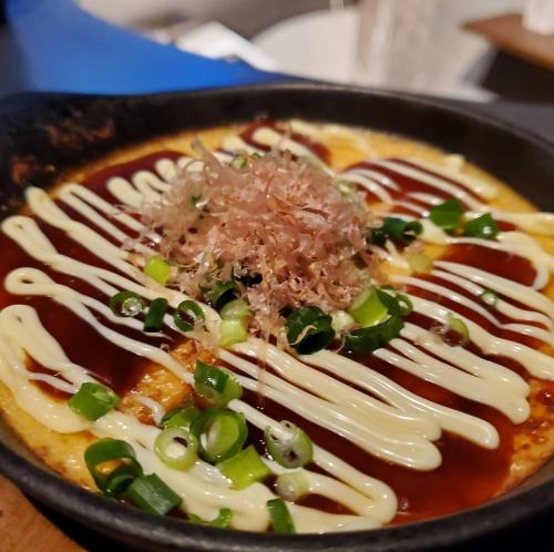 トロロ鉄板焼き　お好み焼風