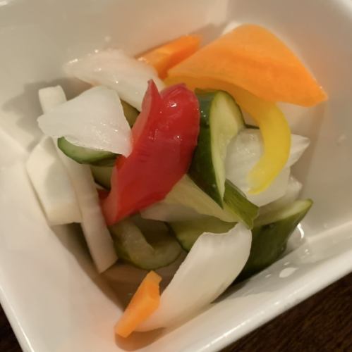 Assorted pickles