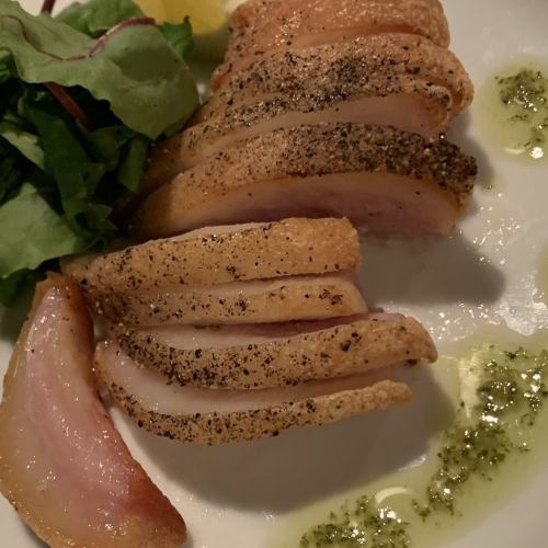 Salted Fatty Pork with Lemon Pepper