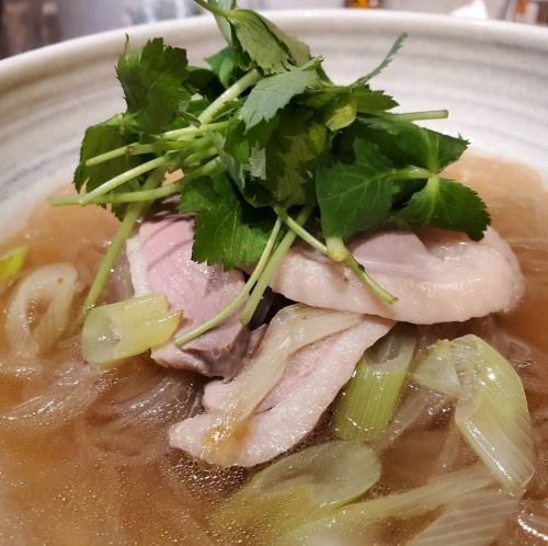 合鴨の柚子胡椒温麺