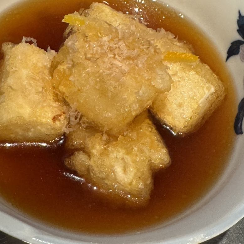 揚げ出し豆腐 柚子風味