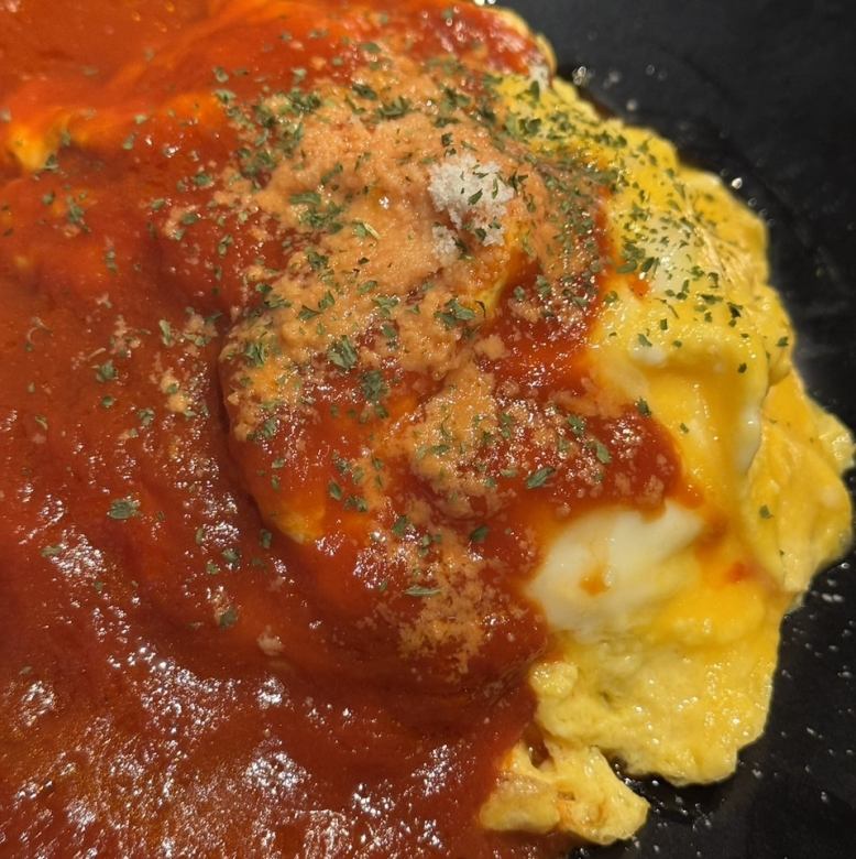 オムライス トマト