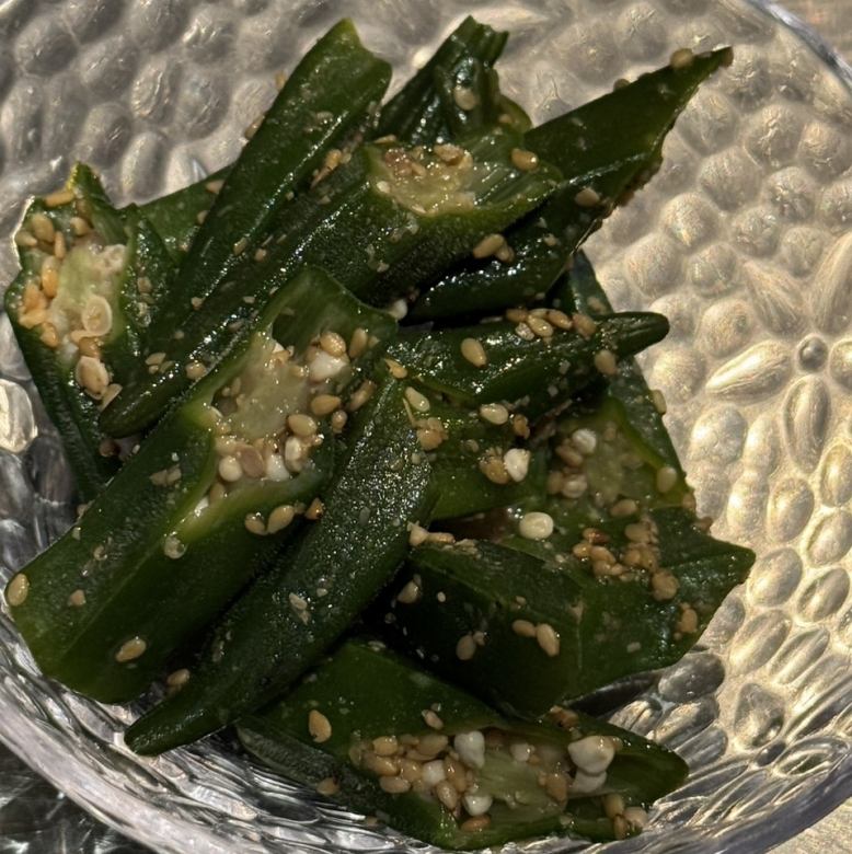 オクラ胡麻和え