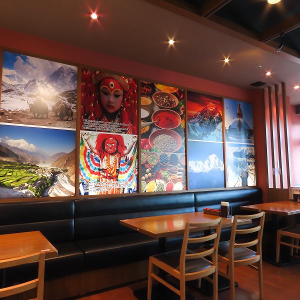 最大40名様までご利用いただけます。落ち着く店内は、お一人様のお客様や女性のお客様も入店しやすい雰囲気です。ランチやディナーなどにいかがですか♪各国のビールやラム酒もご用意しております。おなかいっぱい飲んで食べたい方には食べ飲み放題コース3500円（税込）もご用意しております♪