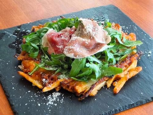 生ハムルッコラチヂミ