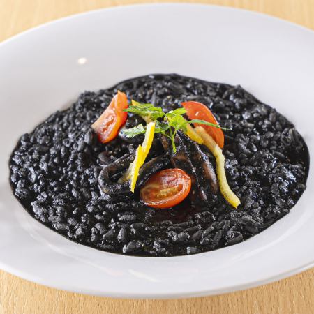 イカ墨のリゾットクッパ