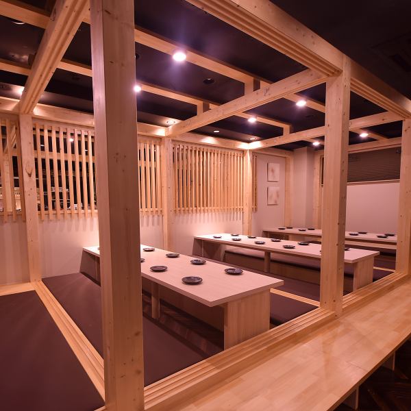 Up to 50 people can use the hidden private room for various banquets after returning from work! The course is recommended for banquet reservations! All the courses here are from 2980 yen with all-you-can-drink. You can use it at a great deal!