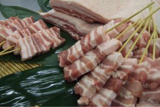 Yakiton Pork Belly/White Offal/Black Pork Pickled in Miso/Wiener