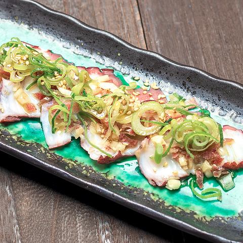 Octopus and green onion salt with myoga aroma