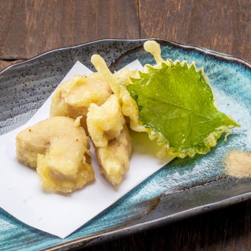 Bonito milt tempura
