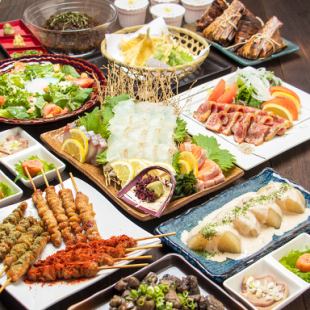 【6050円コース鍋有り 】 宴会☆贅沢宴会☆全10品飲放付!!