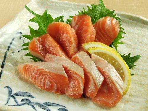 trout salmon sashimi