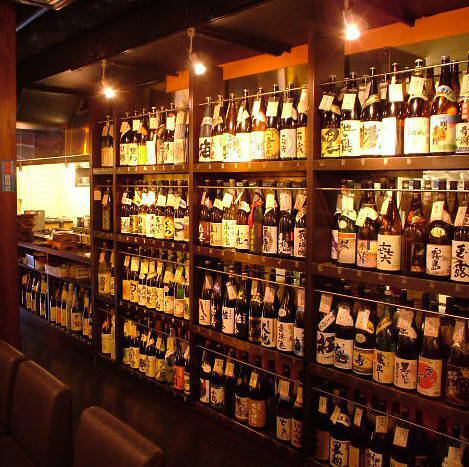 本格焼酎は圧巻の品揃え！！飲みたい焼酎がきっと見つかります♪