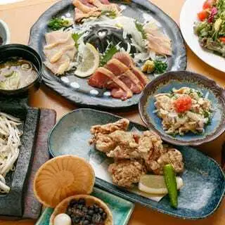 【仅限餐食】萨摩料理套餐（9道菜/5280日元）