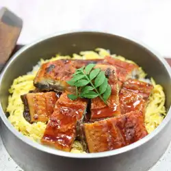 Eel lovers: "Eel Kamameshi"