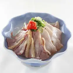 Roasted chicken with ponzu sauce