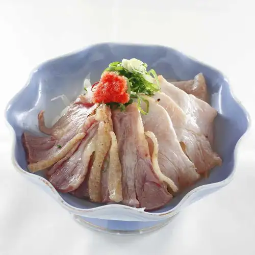 銘柄鶏の焙りポン酢