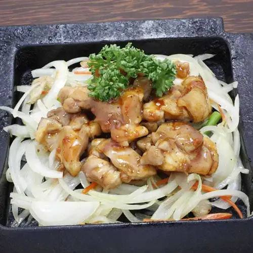 銘柄鶏のももカルビ焼き